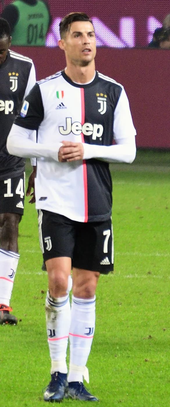 Cristiano Ronaldo during Torino versus Juventus in November 2019