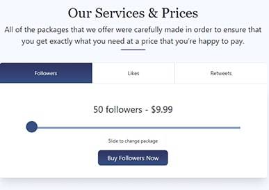 Social Viral Price 50 Followers