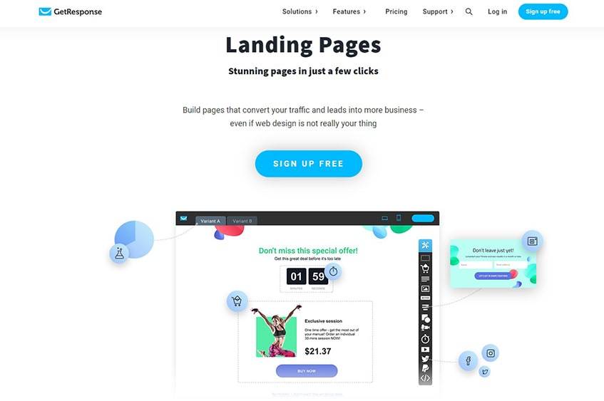 GetResponse Landing Page