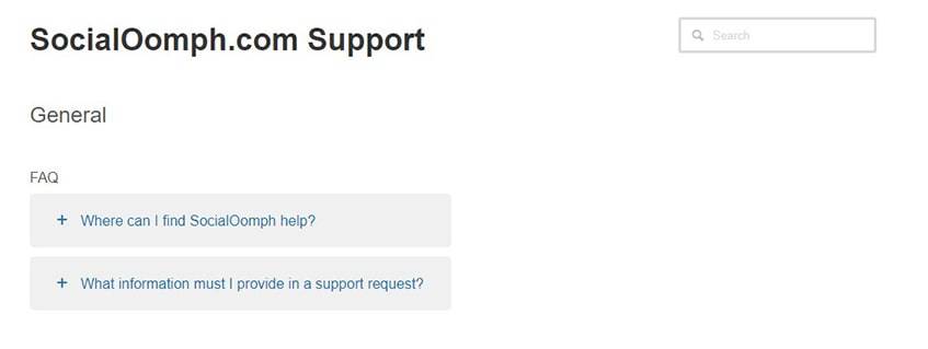 SocialOomph Support