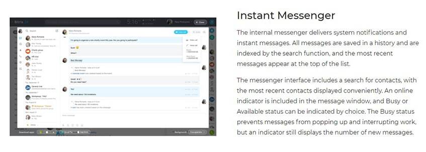Bitrix24 Instant Messaging