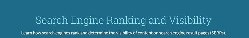 MOZ Search Engine Ranking