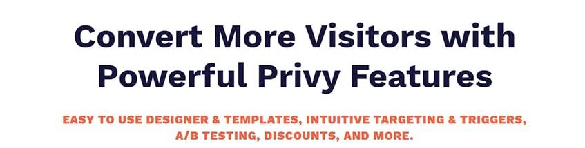 Privy Key Features