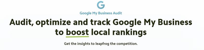 BrightLocal Generation of Google My Business Audit