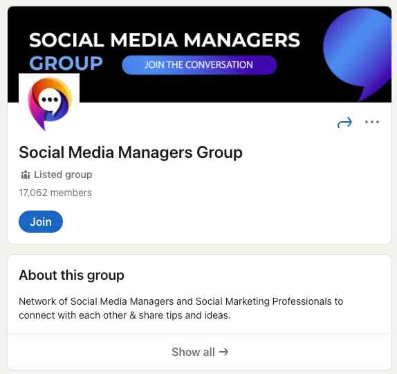 Join Social Media Manager Communities