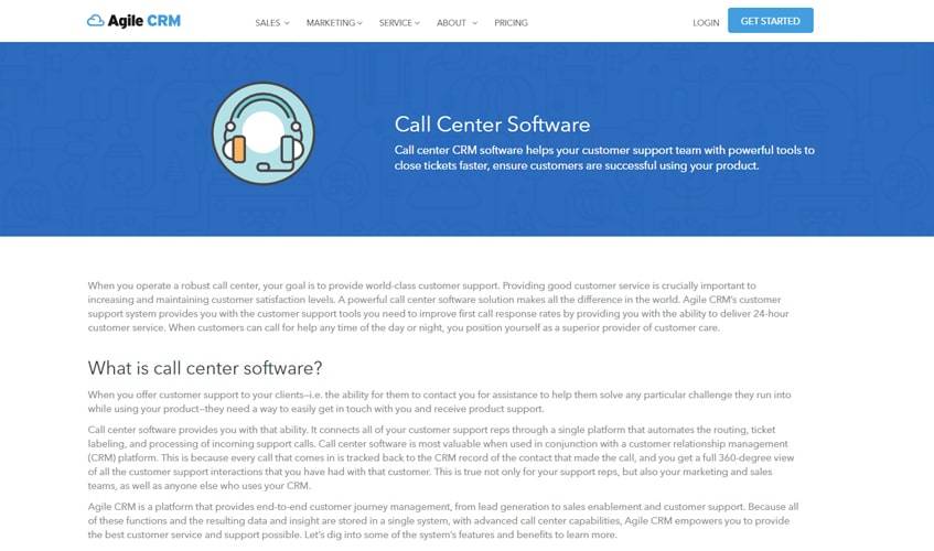 agilecrm-single-review-call-center