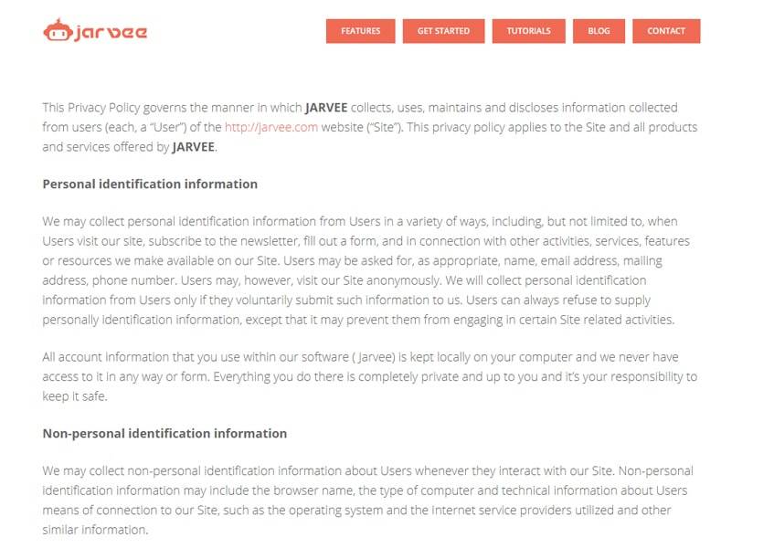 jarvee-sr-product-privacy-policy