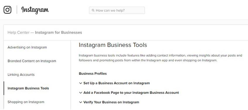 set-up Instagram for business